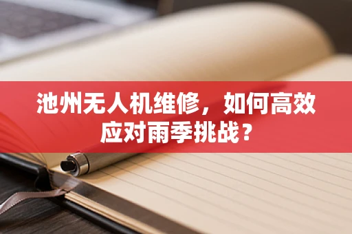 池州无人机维修，如何高效应对雨季挑战？