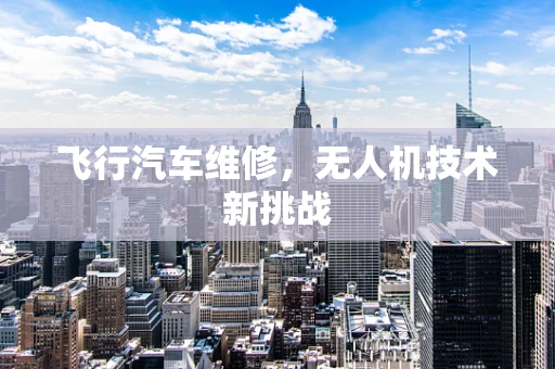 飞行汽车维修，无人机技术新挑战