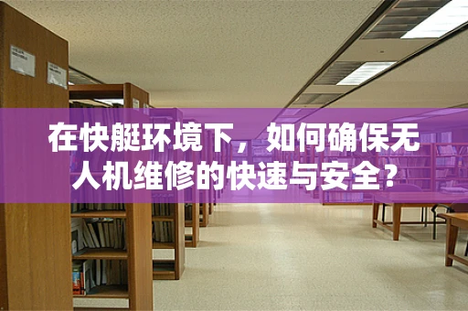 在快艇环境下，如何确保无人机维修的快速与安全？