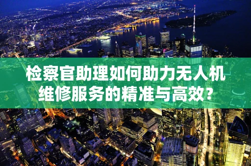 检察官助理如何助力无人机维修服务的精准与高效？