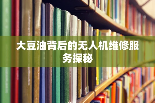 大豆油背后的无人机维修服务探秘