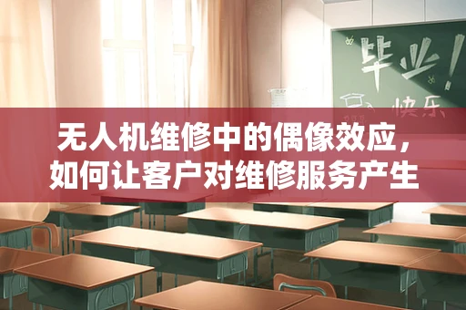 无人机维修中的偶像效应，如何让客户对维修服务产生信赖？