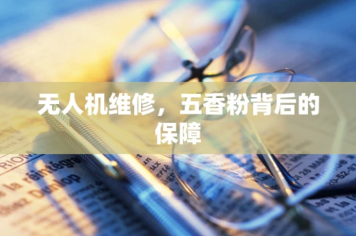 无人机维修，五香粉背后的保障