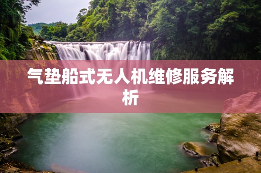 气垫船式无人机维修服务解析