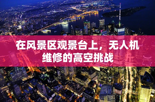 在风景区观景台上，无人机维修的高空挑战