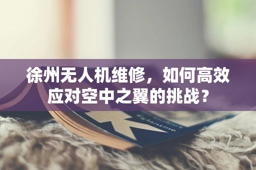 徐州无人机维修，如何高效应对空中之翼的挑战？