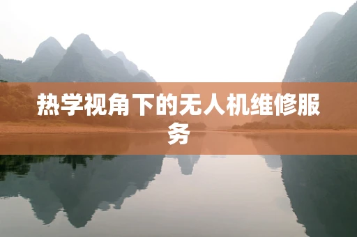 热学视角下的无人机维修服务