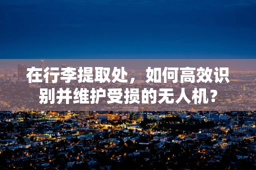 在行李提取处，如何高效识别并维护受损的无人机？