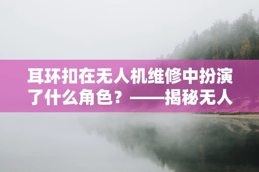 耳环扣在无人机维修中扮演了什么角色？——揭秘无人机连接件的微妙作用
