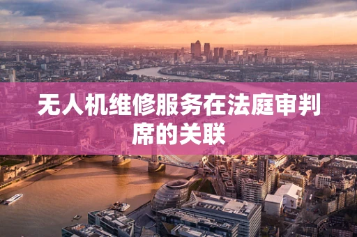无人机维修服务在法庭审判席的关联