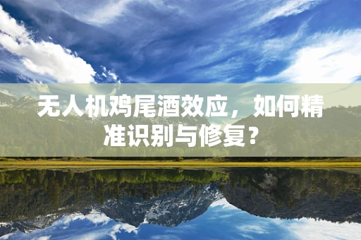 无人机鸡尾酒效应，如何精准识别与修复？