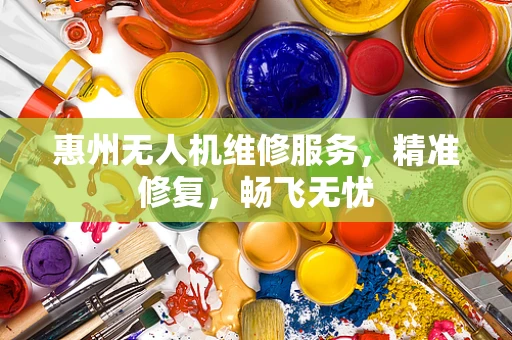 惠州无人机维修服务，精准修复，畅飞无忧
