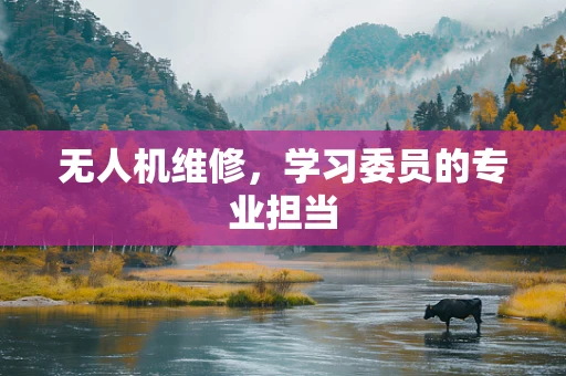 无人机维修，学习委员的专业担当