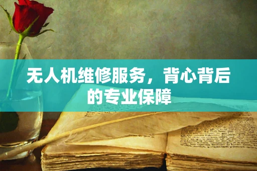无人机维修服务，背心背后的专业保障