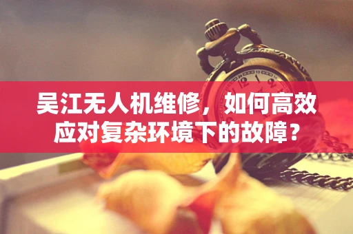 吴江无人机维修，如何高效应对复杂环境下的故障？