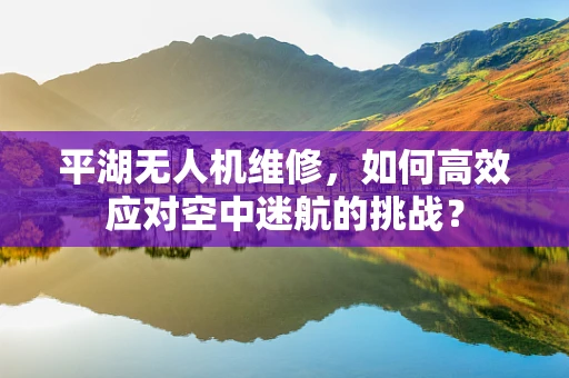 平湖无人机维修，如何高效应对空中迷航的挑战？
