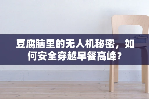 豆腐脑里的无人机秘密，如何安全穿越早餐高峰？