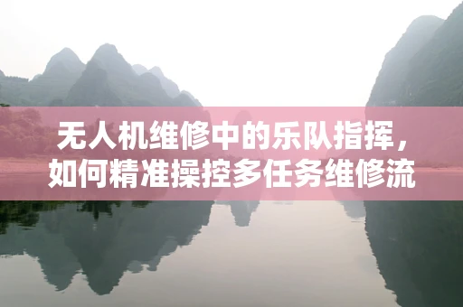 无人机维修中的乐队指挥，如何精准操控多任务维修流程？