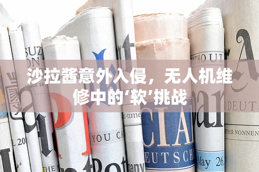 沙拉酱意外入侵，无人机维修中的‘软’挑战