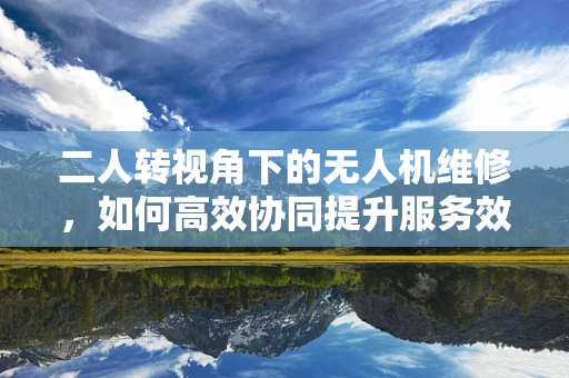 二人转视角下的无人机维修，如何高效协同提升服务效率？