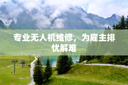 专业无人机维修，为雇主排忧解难