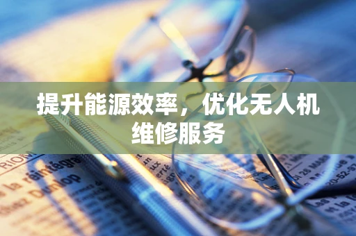 提升能源效率，优化无人机维修服务