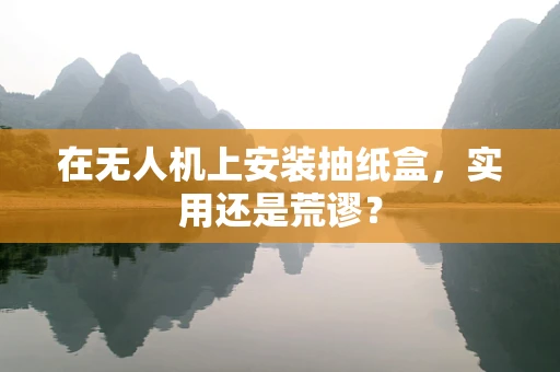 在无人机上安装抽纸盒，实用还是荒谬？