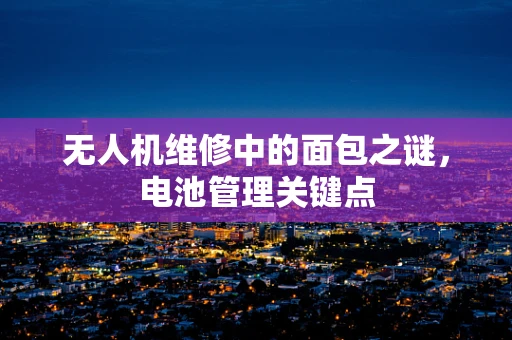 无人机维修中的面包之谜，电池管理关键点