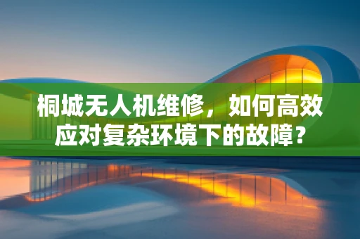 桐城无人机维修，如何高效应对复杂环境下的故障？
