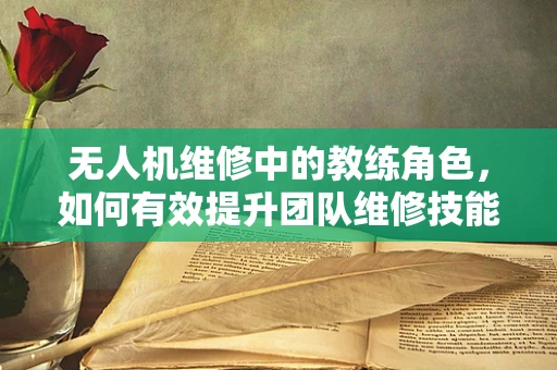 无人机维修中的教练角色，如何有效提升团队维修技能？