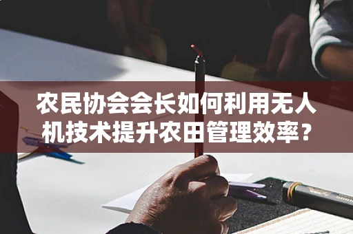 农民协会会长如何利用无人机技术提升农田管理效率？