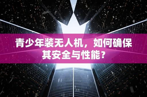 青少年装无人机，如何确保其安全与性能？
