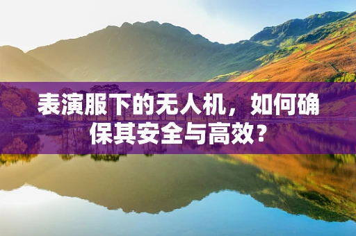 表演服下的无人机，如何确保其安全与高效？