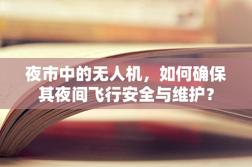 夜市中的无人机，如何确保其夜间飞行安全与维护？