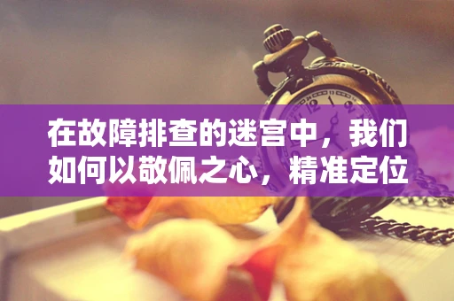在故障排查的迷宫中，我们如何以敬佩之心，精准定位？