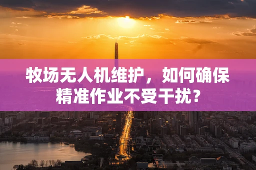 牧场无人机维护，如何确保精准作业不受干扰？