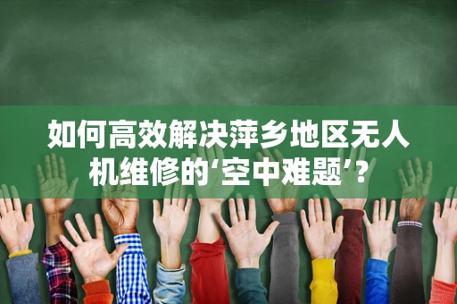 如何高效解决萍乡地区无人机维修的‘空中难题’？