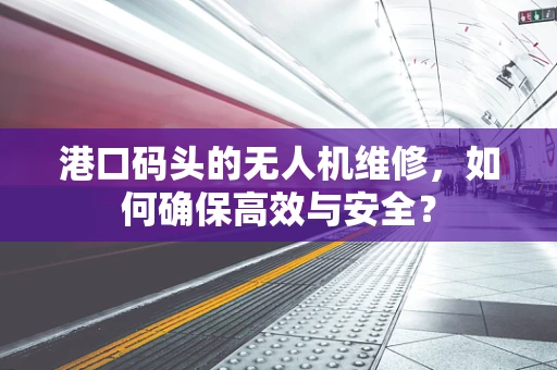港口码头的无人机维修，如何确保高效与安全？