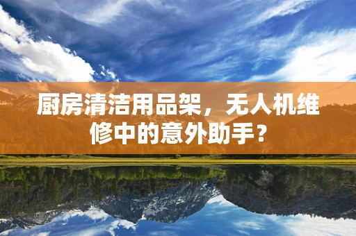 厨房清洁用品架，无人机维修中的意外助手？