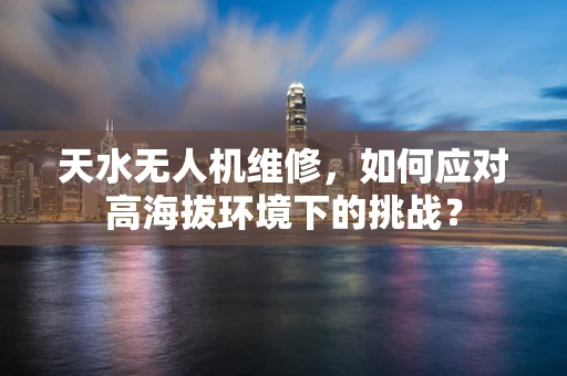 天水无人机维修，如何应对高海拔环境下的挑战？