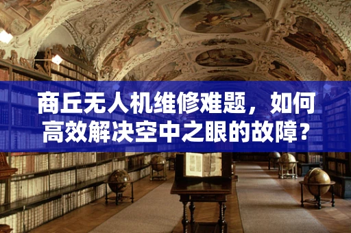 商丘无人机维修难题，如何高效解决空中之眼的故障？