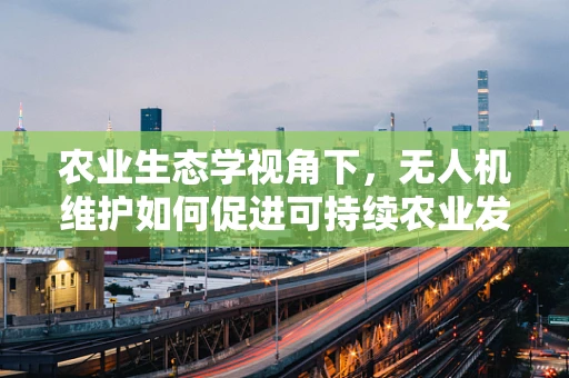 农业生态学视角下，无人机维护如何促进可持续农业发展？