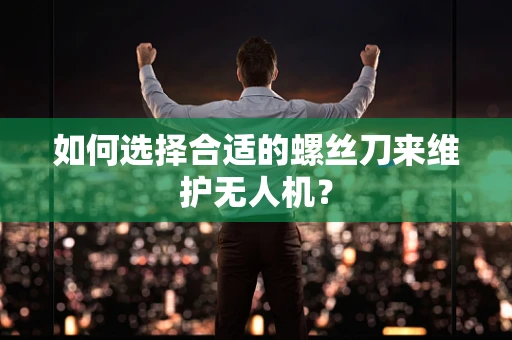 如何选择合适的螺丝刀来维护无人机？