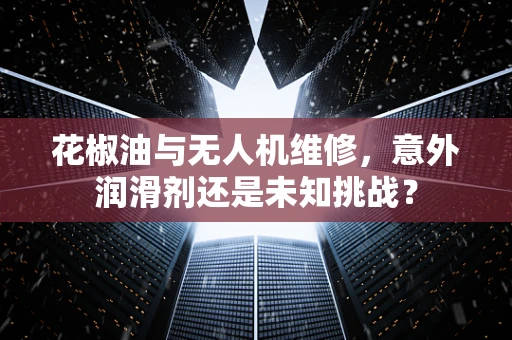 花椒油与无人机维修，意外润滑剂还是未知挑战？