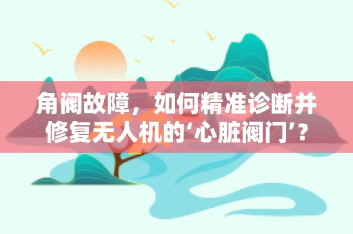 角阀故障，如何精准诊断并修复无人机的‘心脏阀门’？
