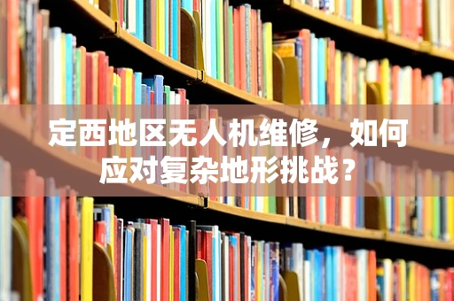 定西地区无人机维修，如何应对复杂地形挑战？