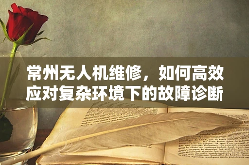 常州无人机维修，如何高效应对复杂环境下的故障诊断？