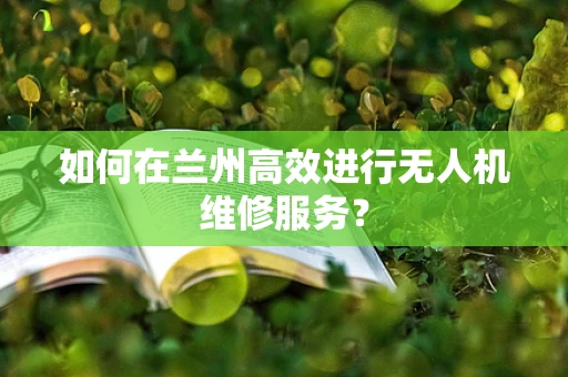 如何在兰州高效进行无人机维修服务？
