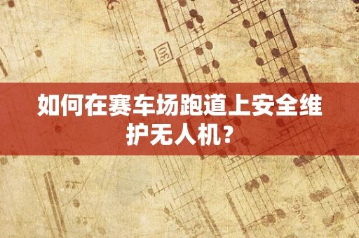如何在赛车场跑道上安全维护无人机？