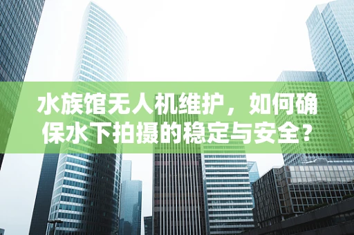 水族馆无人机维护，如何确保水下拍摄的稳定与安全？